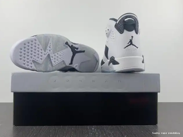Rep Husky Retro 6 384664-101 Oreo Jordan 0428